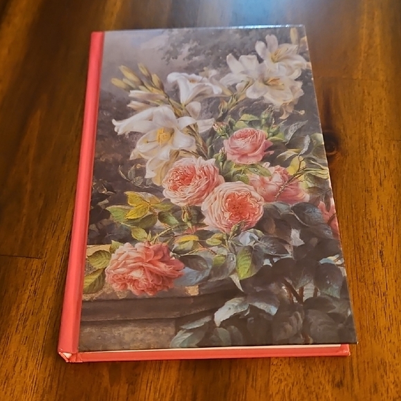 Floral Hardcover Journal - Pink & Green with Lined Sheets.  New - Picture 1 of 5